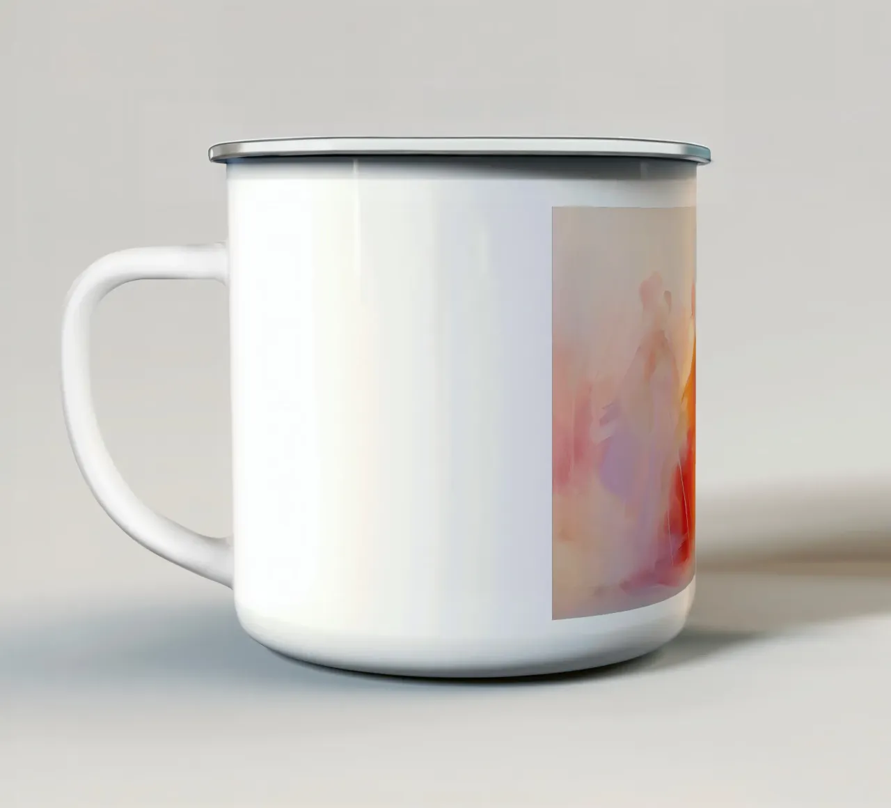 Forma astratta tazza in smalto da Imagine