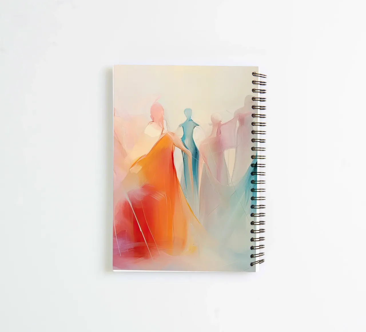 Abstract form spiral notebook by Imagine