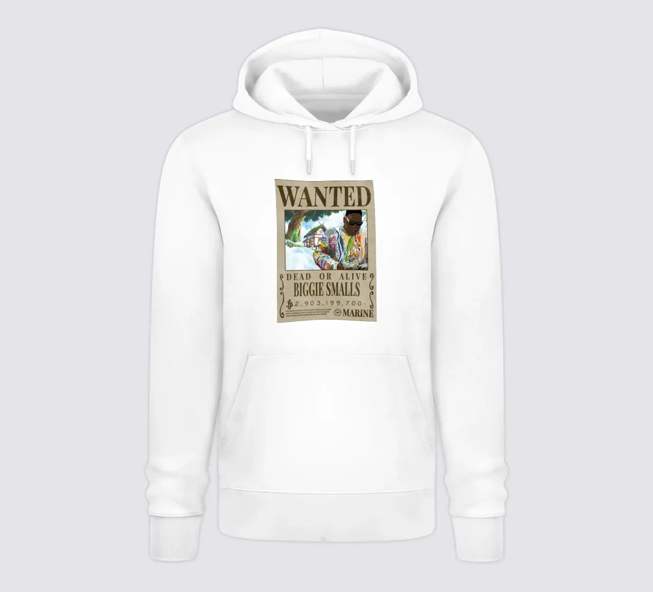 ricercato biggie smalls felpa con cappuccio da Collins Shop