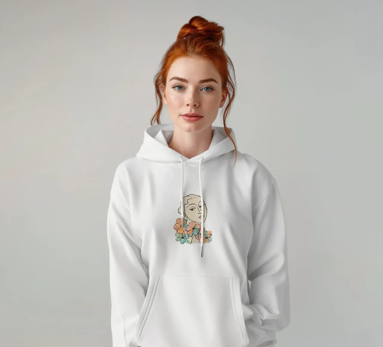 Tender Pause (Without Background) felpa con cappuccio da treechild