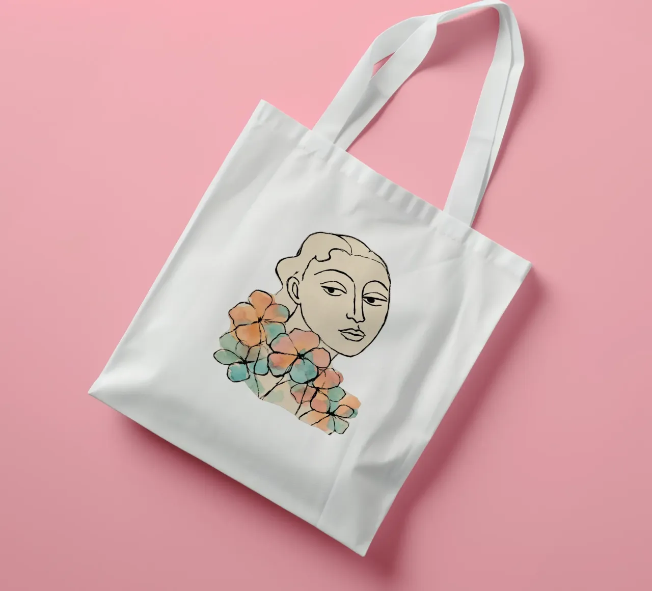 Tender Pause (Without Background) borsa in juta da treechild