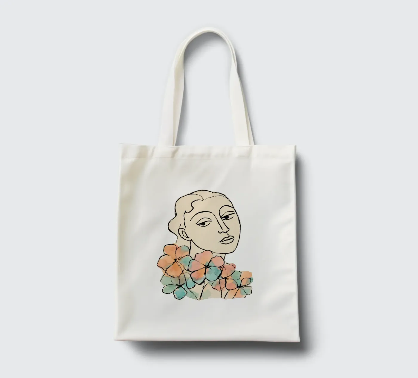 Tender Pause (Without Background) tote bag by treechild