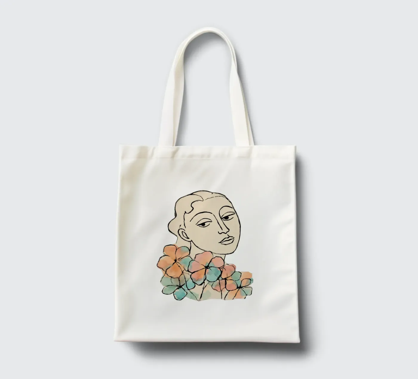 Tender Pause (Without Background) tote bag by treechild
