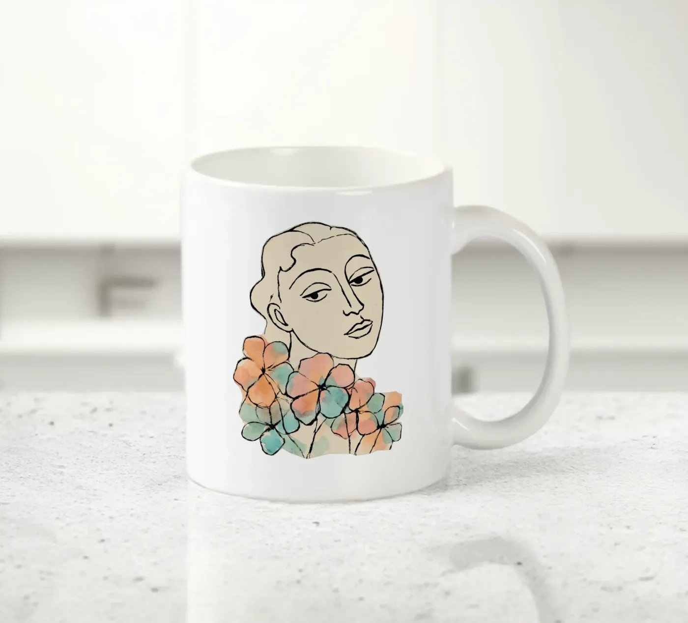 Tender Pause (Without Background) tazza in ceramica da treechild