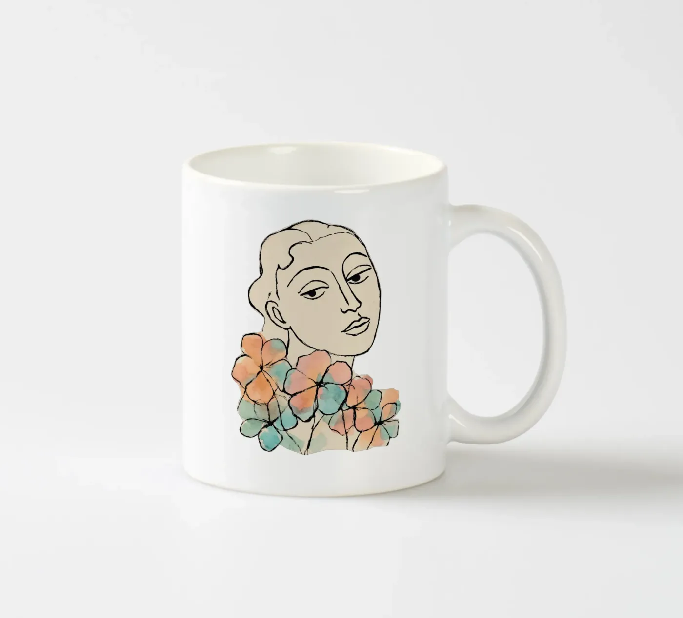 Tender Pause (Without Background) tazza in ceramica da treechild