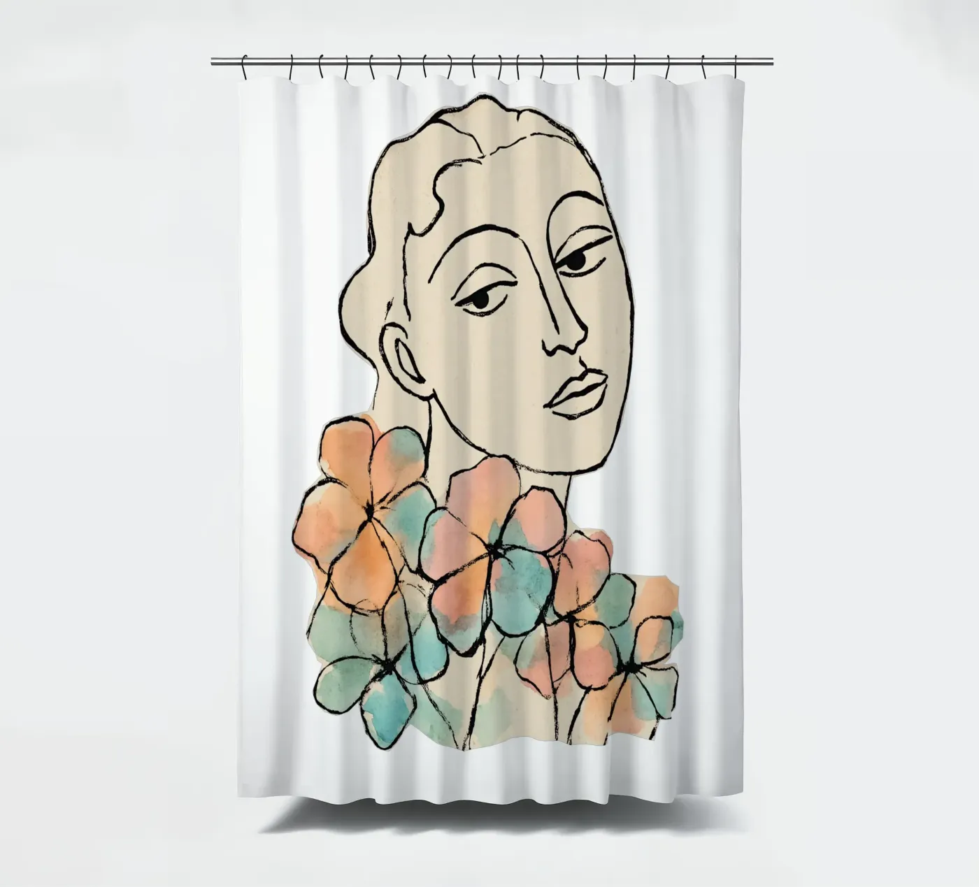 Tender Pause (Without Background) Duschvorhang von treechild