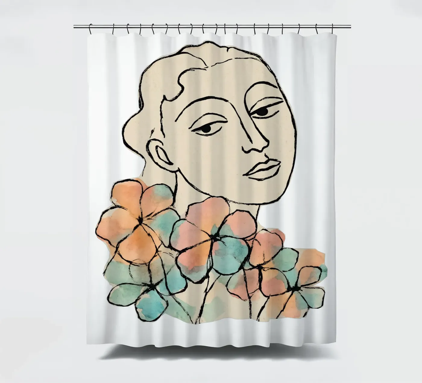 Tender Pause (Without Background) Duschvorhang von treechild