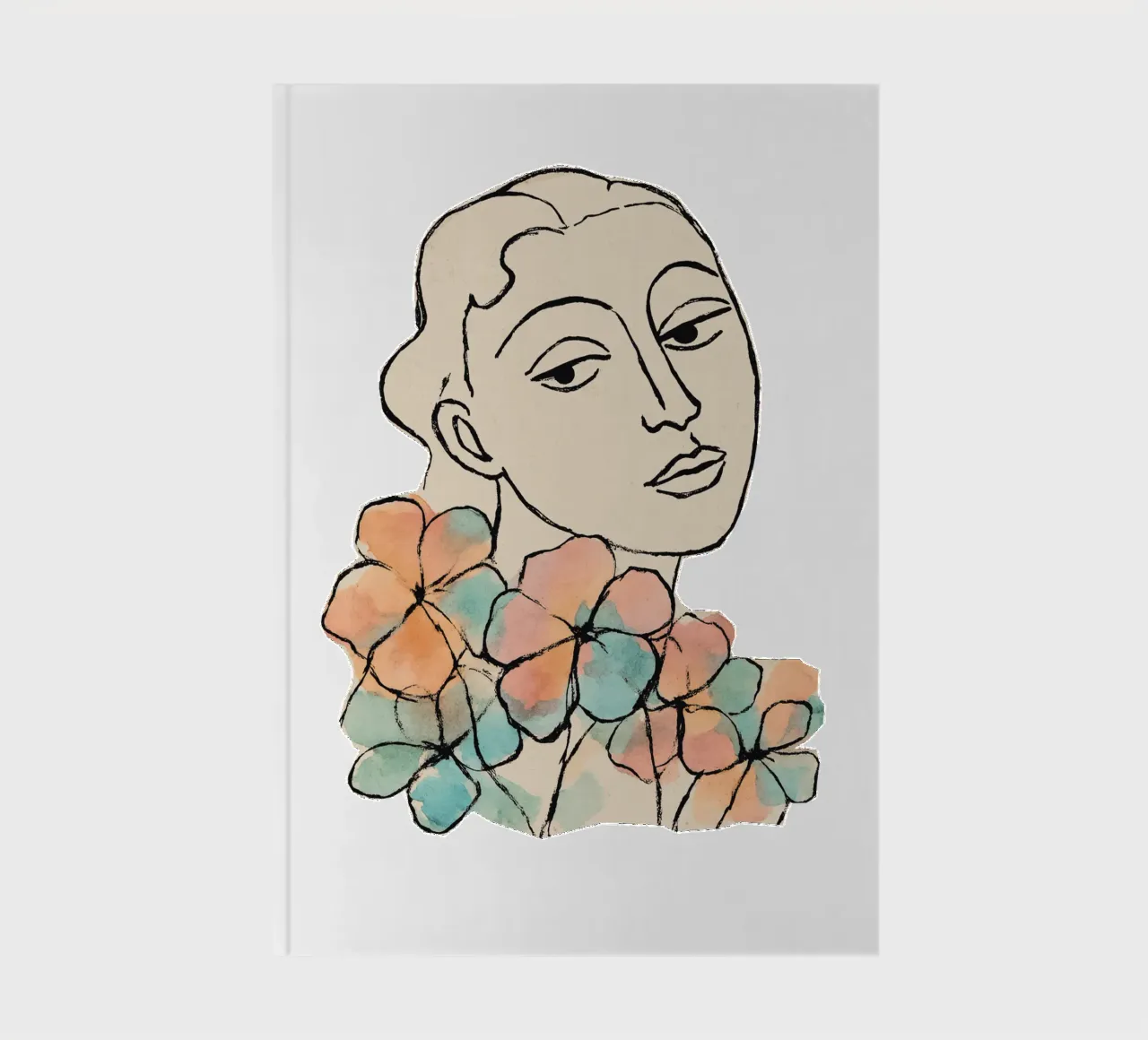 Tender Pause (Without Background) notebook by treechild