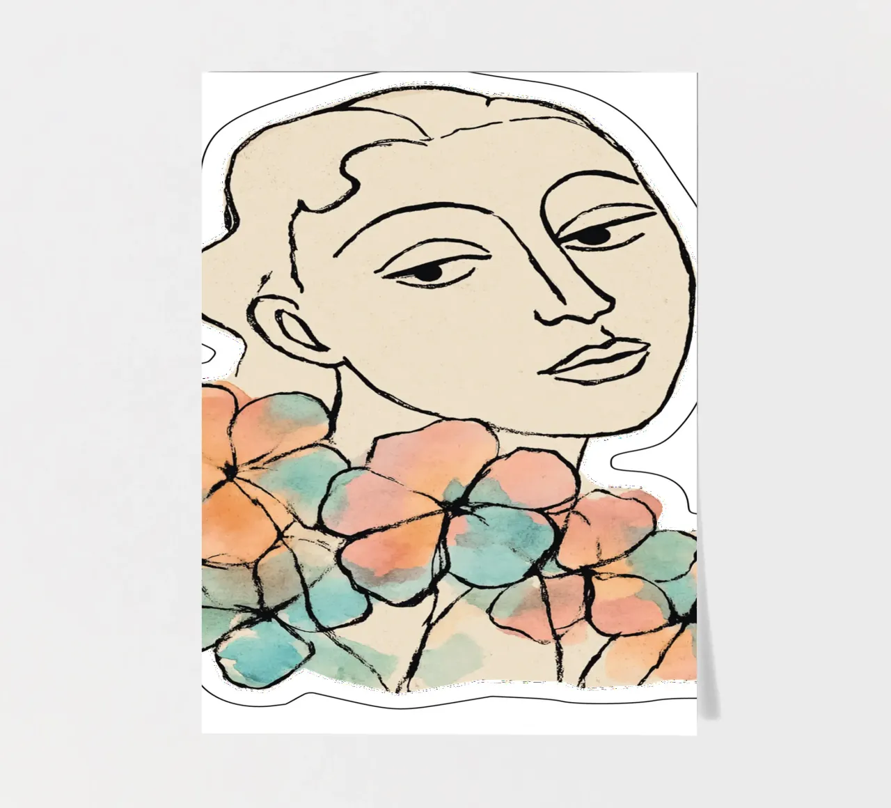 Tender Pause (Without Background) sticker sheet by treechild