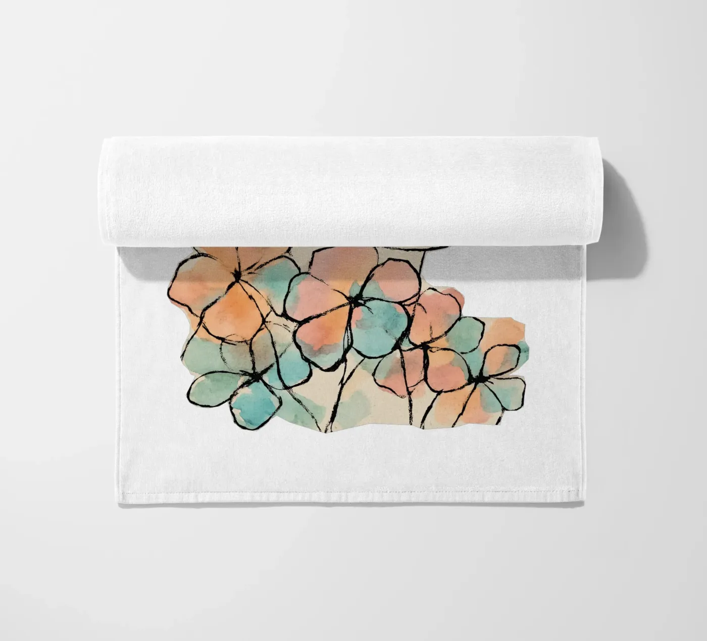 Tender Pause (Without Background) serviette de plage de treechild