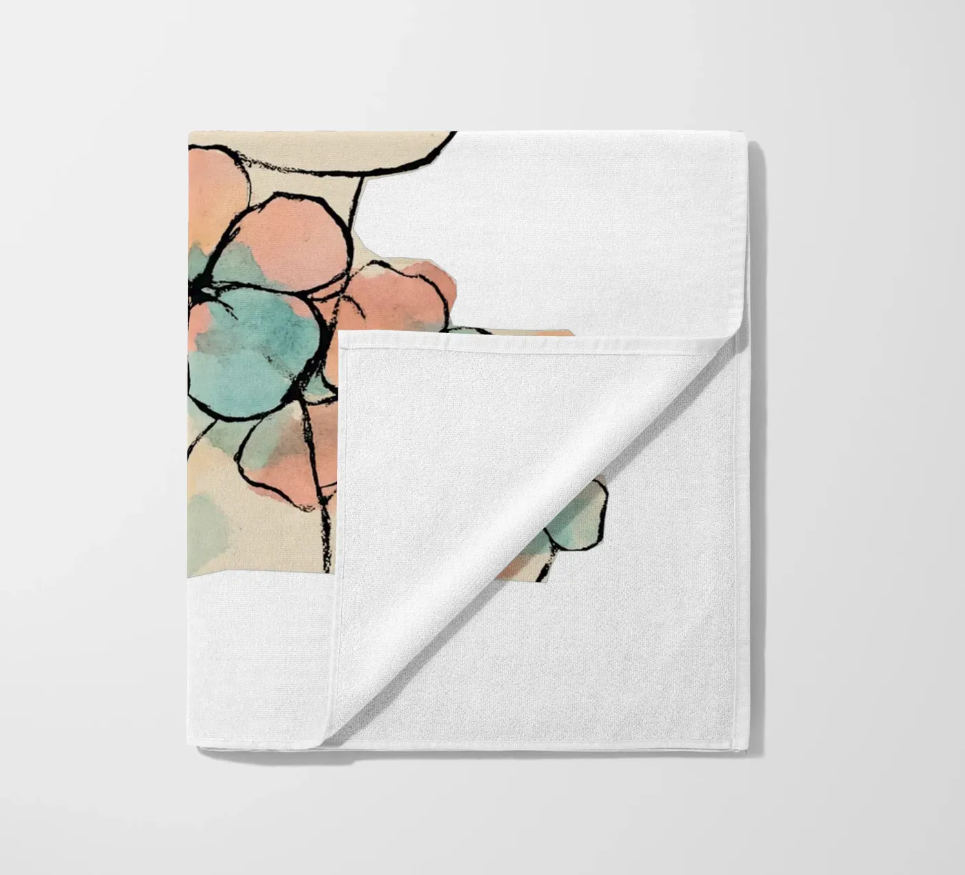 Tender Pause (Without Background) serviette de plage de treechild