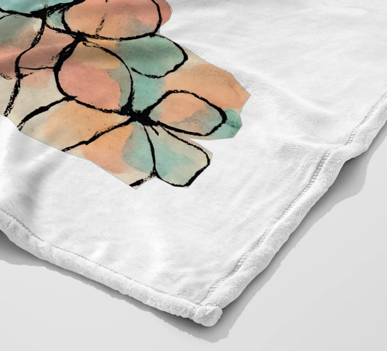 Tender Pause (Without Background) coperta in pile da treechild