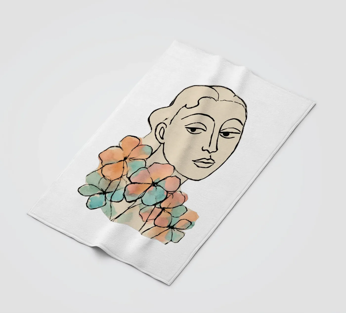 Tender Pause (Without Background) plaid polaire de treechild