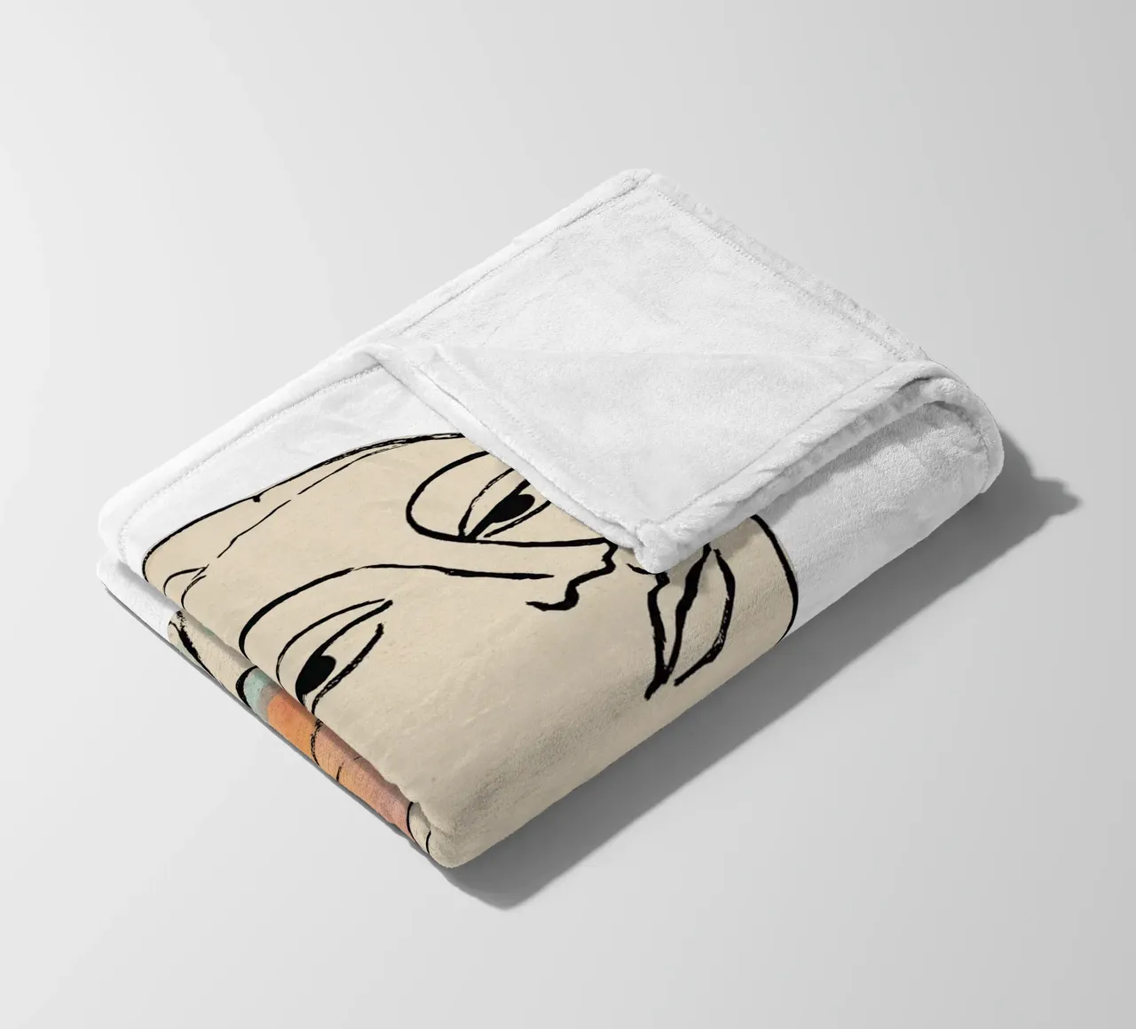 Tender Pause (Without Background) coperta in pile da treechild