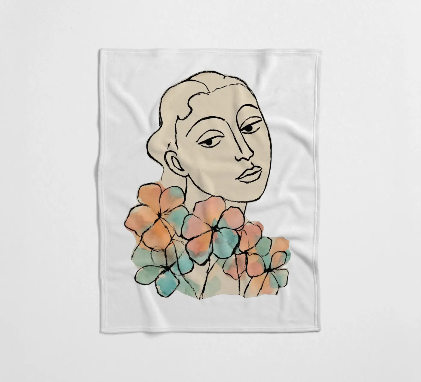 Tender Pause (Without Background) plaid polaire de treechild