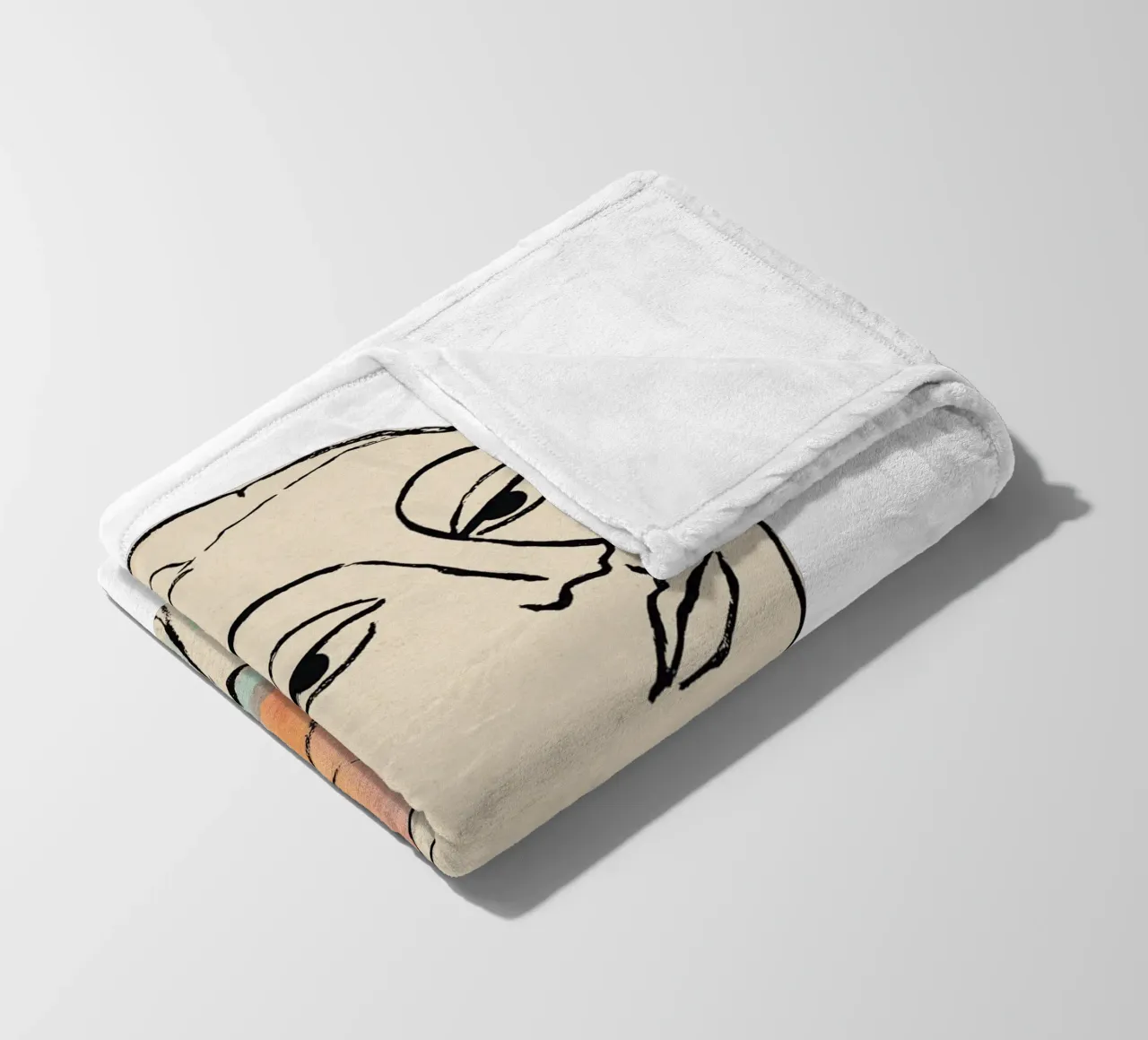 Tender Pause (Without Background) coperta in pile da treechild