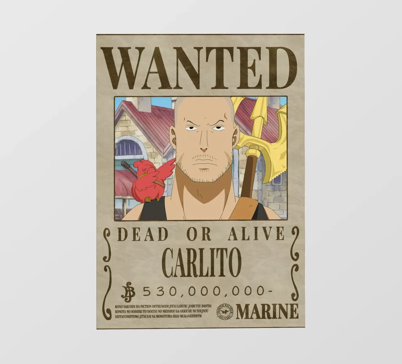 carlito gesucht PVC Plane von Collins Shop