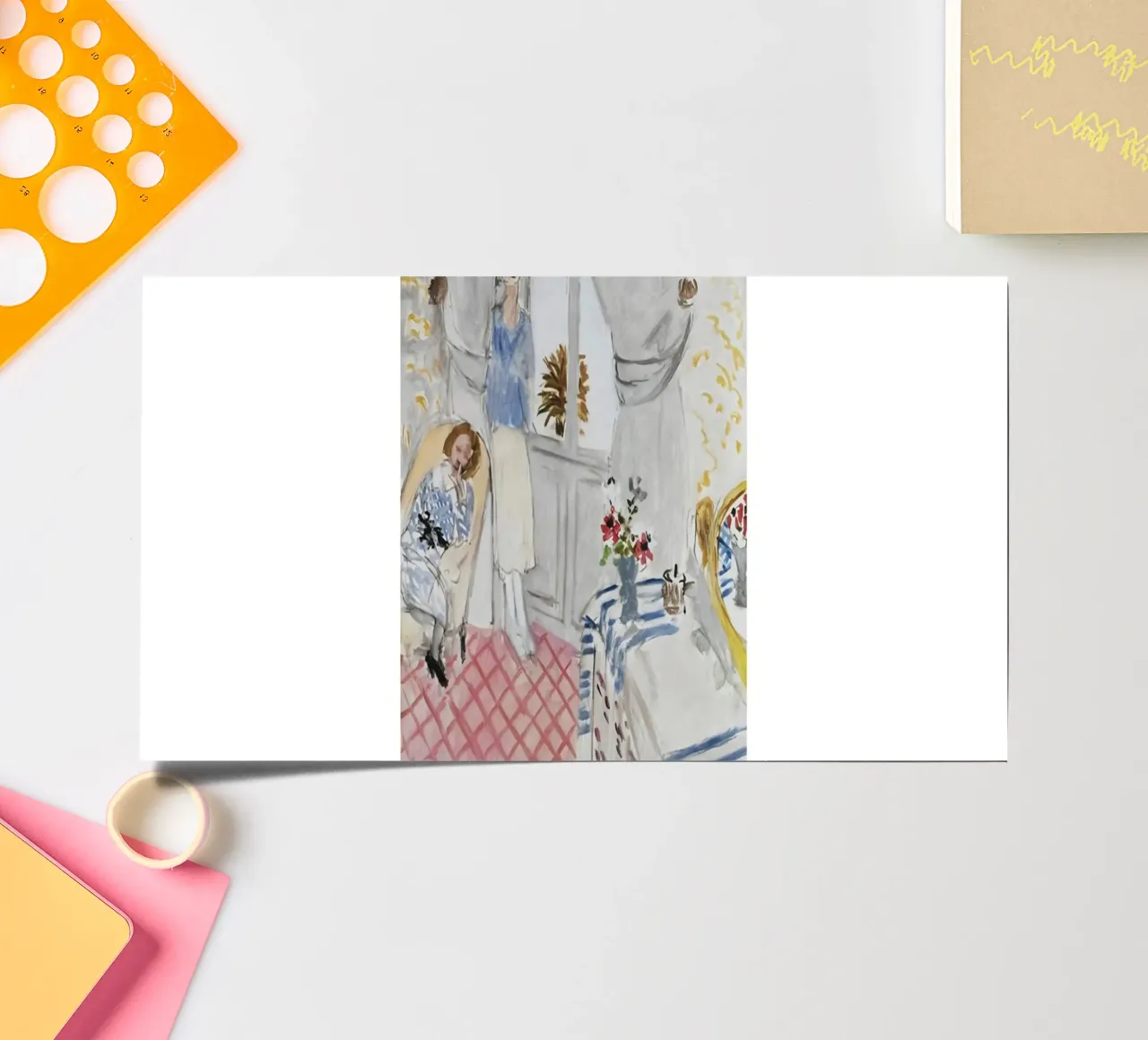 Henri Matisse - Boudoir - Ausstellungsplakat Stickerbogen von Perdana shop
