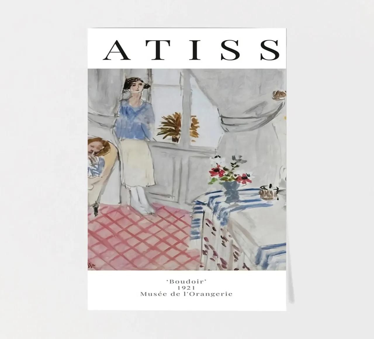 Henri Matisse - Boudoir - Ausstellungsplakat Stickerbogen von Perdana shop