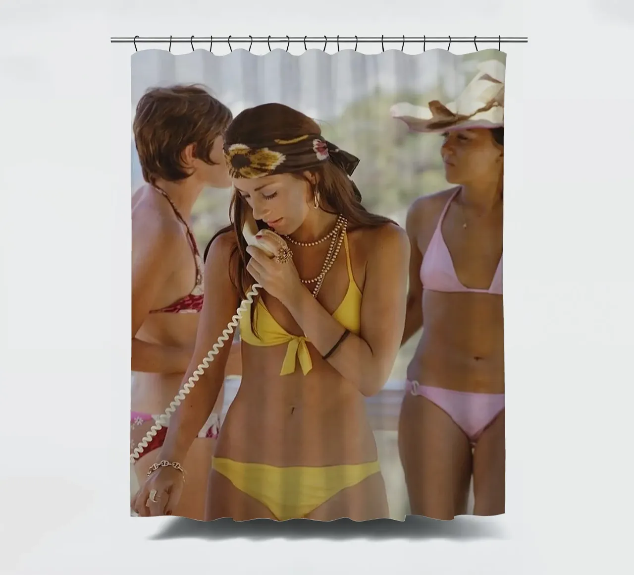 Charley Weaver, resort Las Brisas ad Acapulco, Messico, 1972 tenda da doccia da Popo Photograph