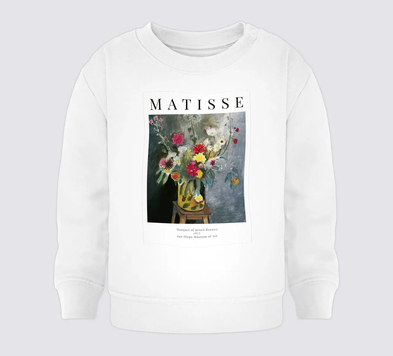 Henri Matisse - Bouquet di fiori misti - Mostra felpa neonato da Perdana shop