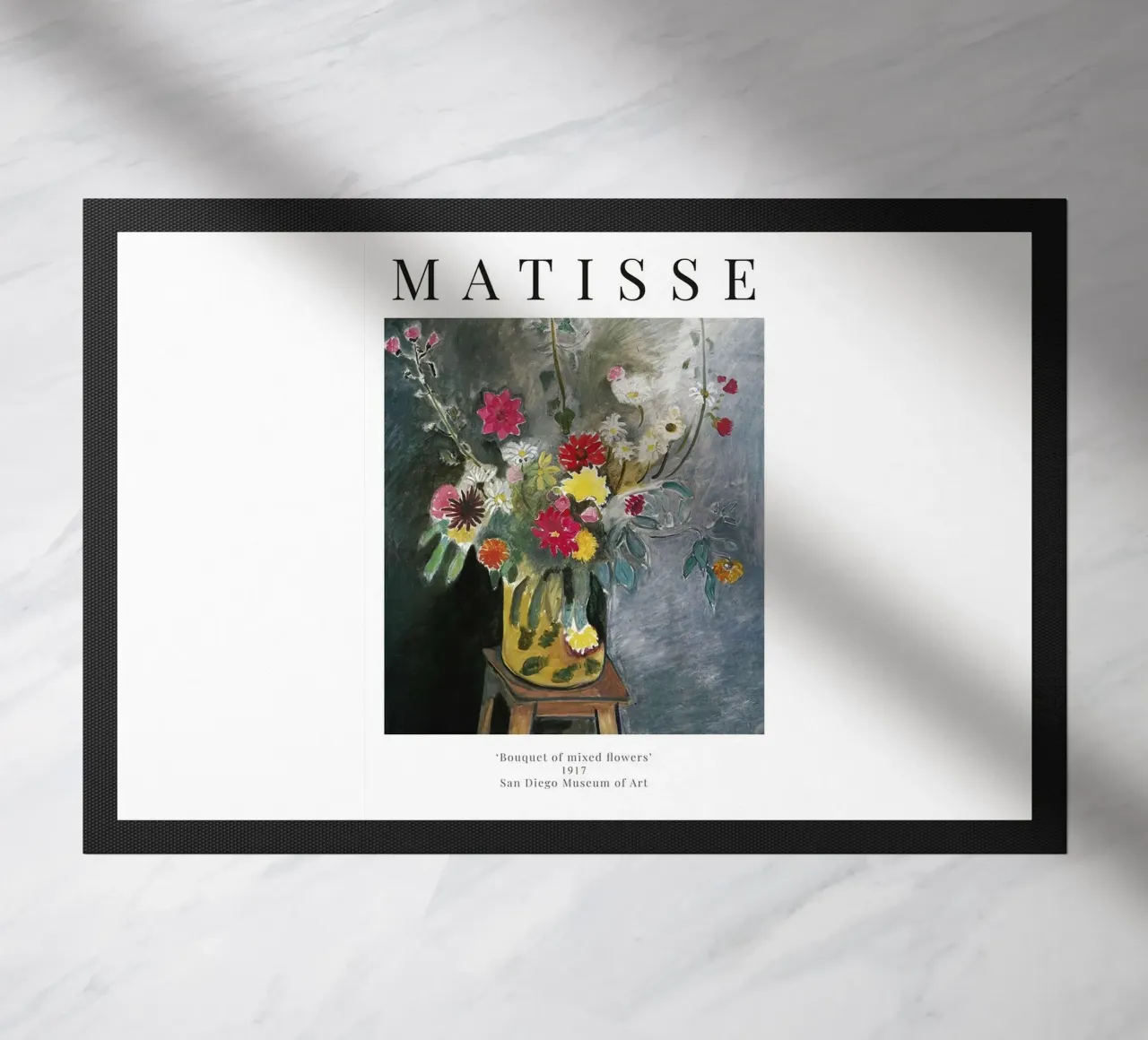 Henri Matisse - Bouquet di fiori misti - Mostra zerbino da Perdana shop