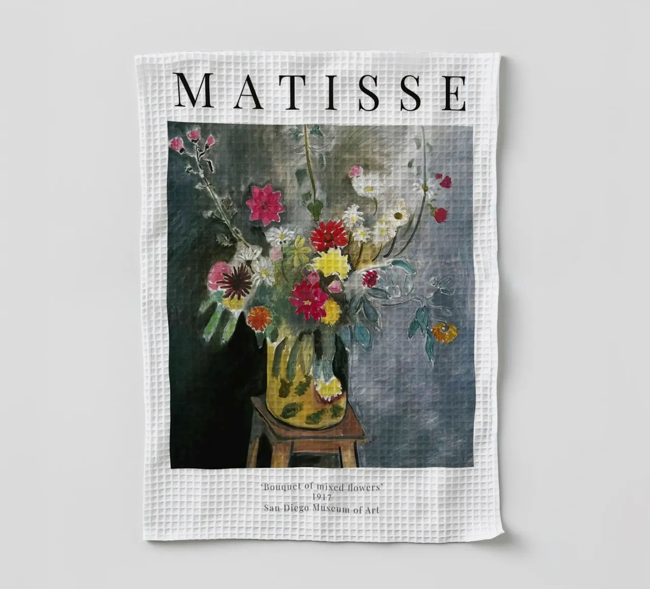 Henri Matisse - Bouquet di fiori misti - Mostra canovaccio da cucina da Perdana shop