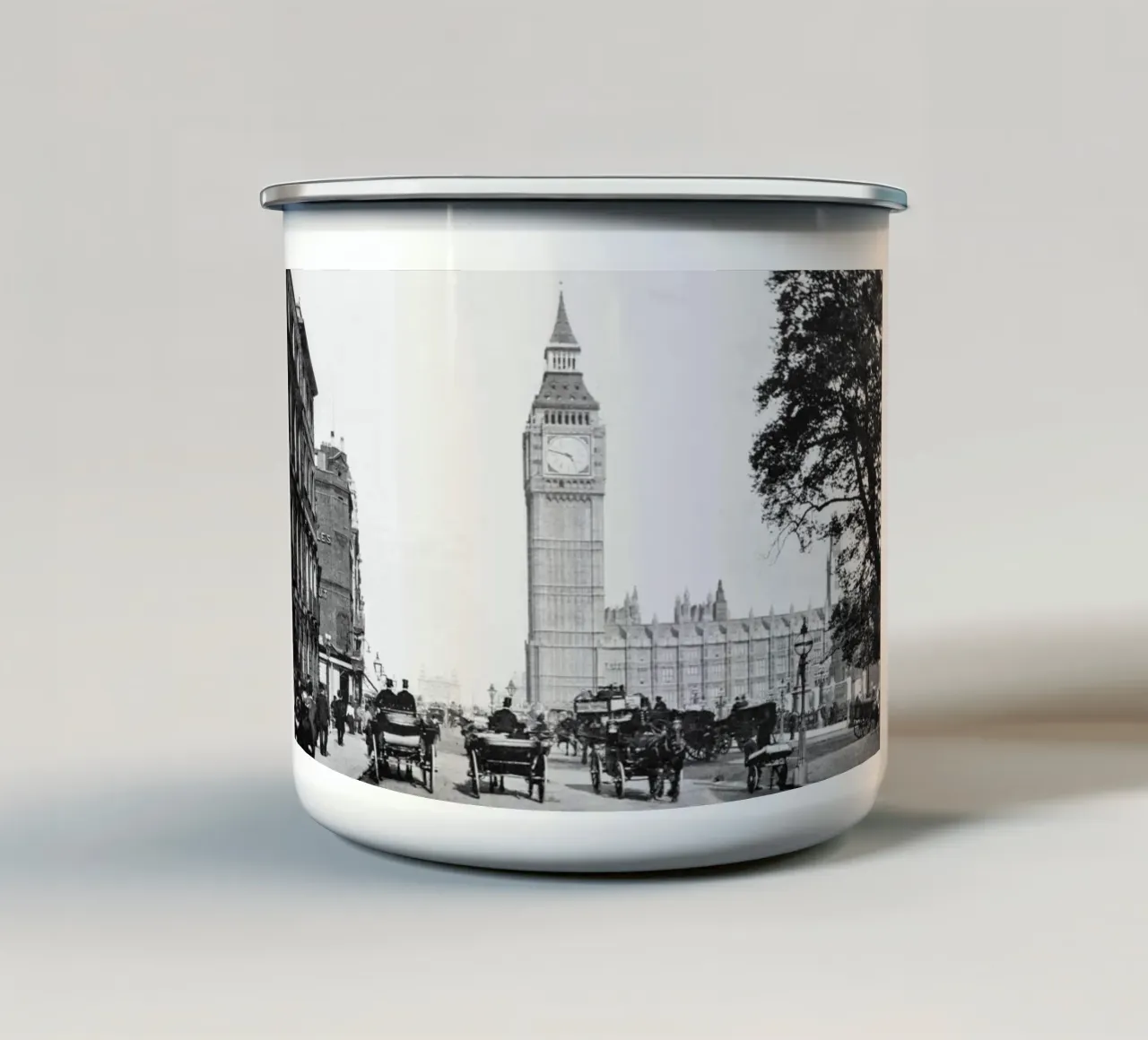 grande divieto tazza in smalto da phillipp veisenberg