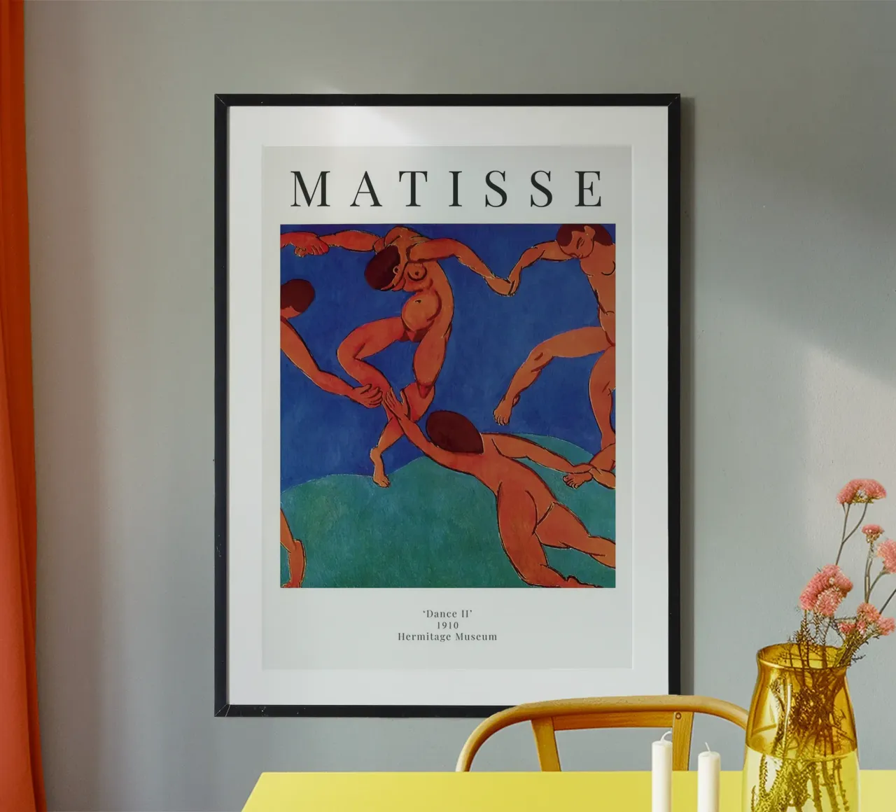 Henri Matisse - Danza II - Mostra poster con telaio in legno da Perdana shop