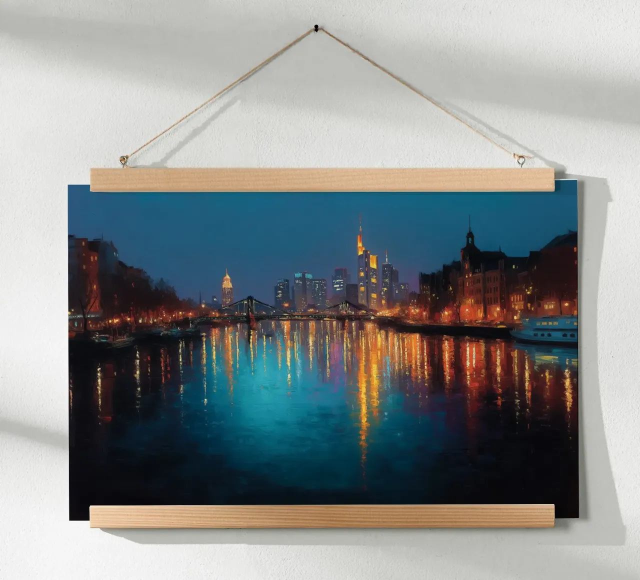 Francoforte, una città dinamica poster da Carinaprint
