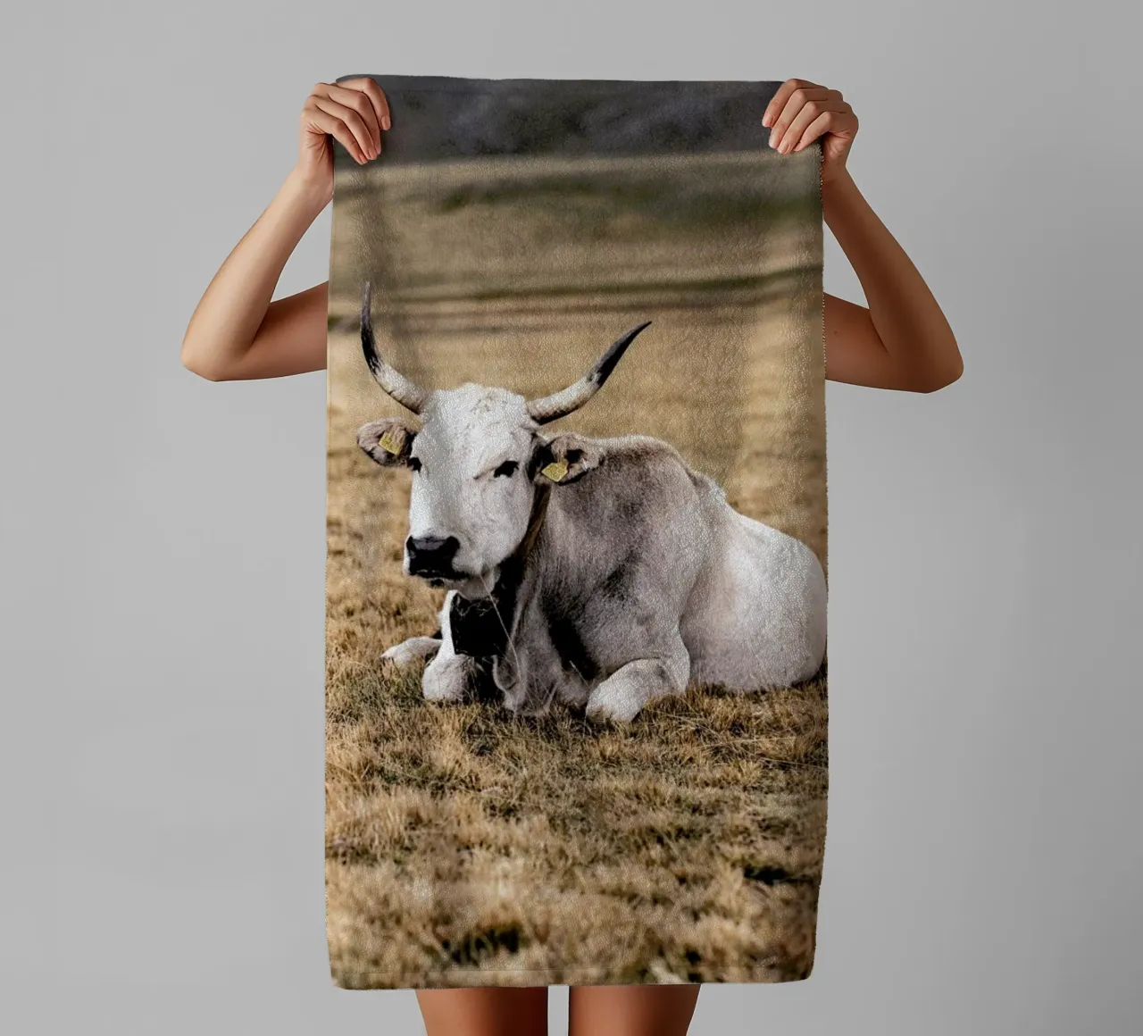 Pasture asciugamano da bagno da Natural Kingdom