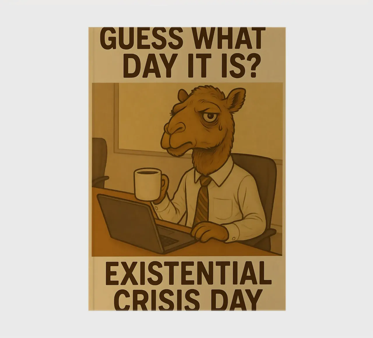 Funny Camel Meme diario da Funny Humor Art