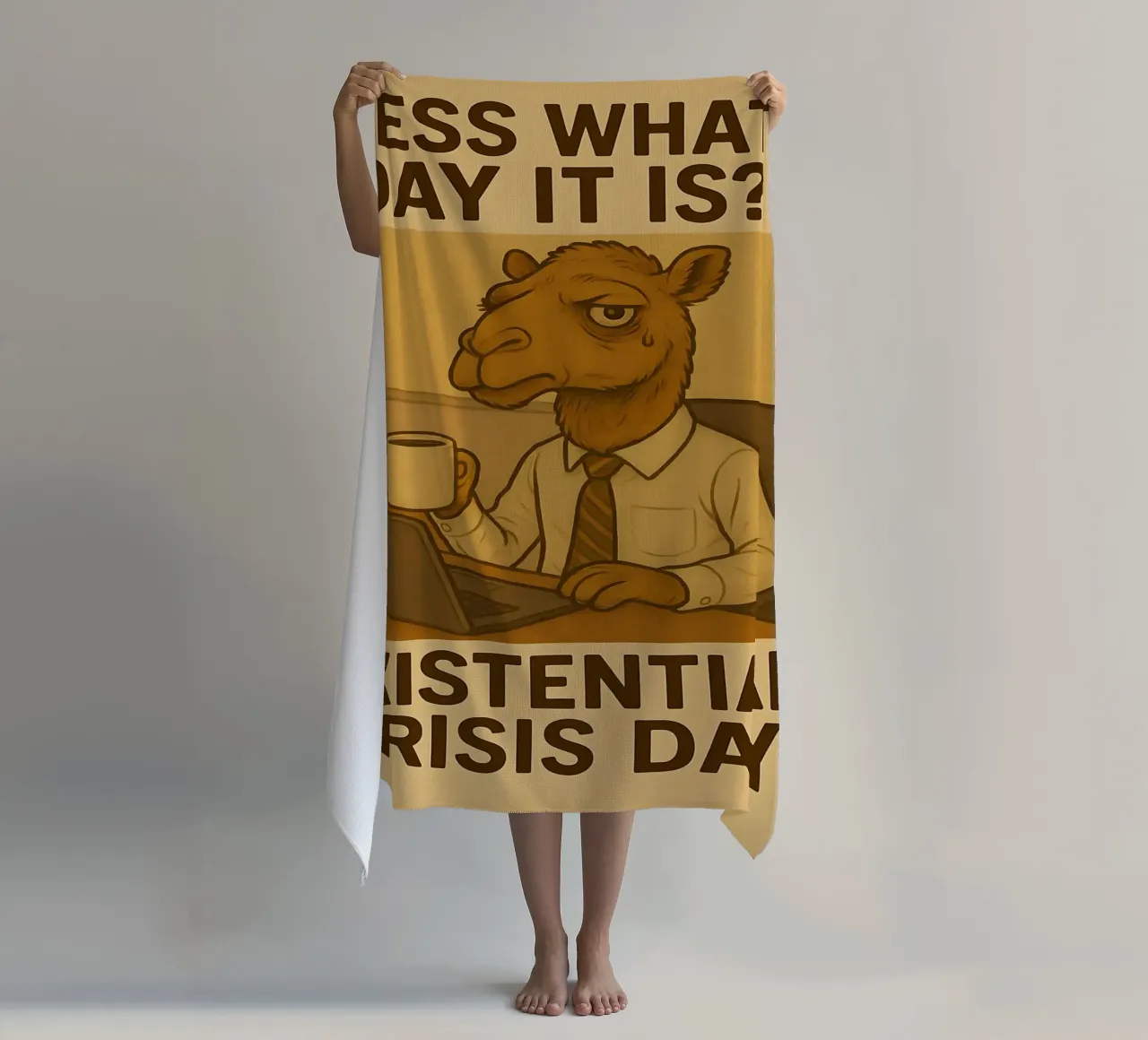 Funny Camel Meme telo mare da Funny Humor Art