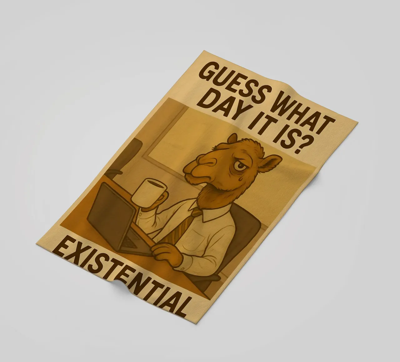 Funny Camel Meme telo mare da Funny Humor Art
