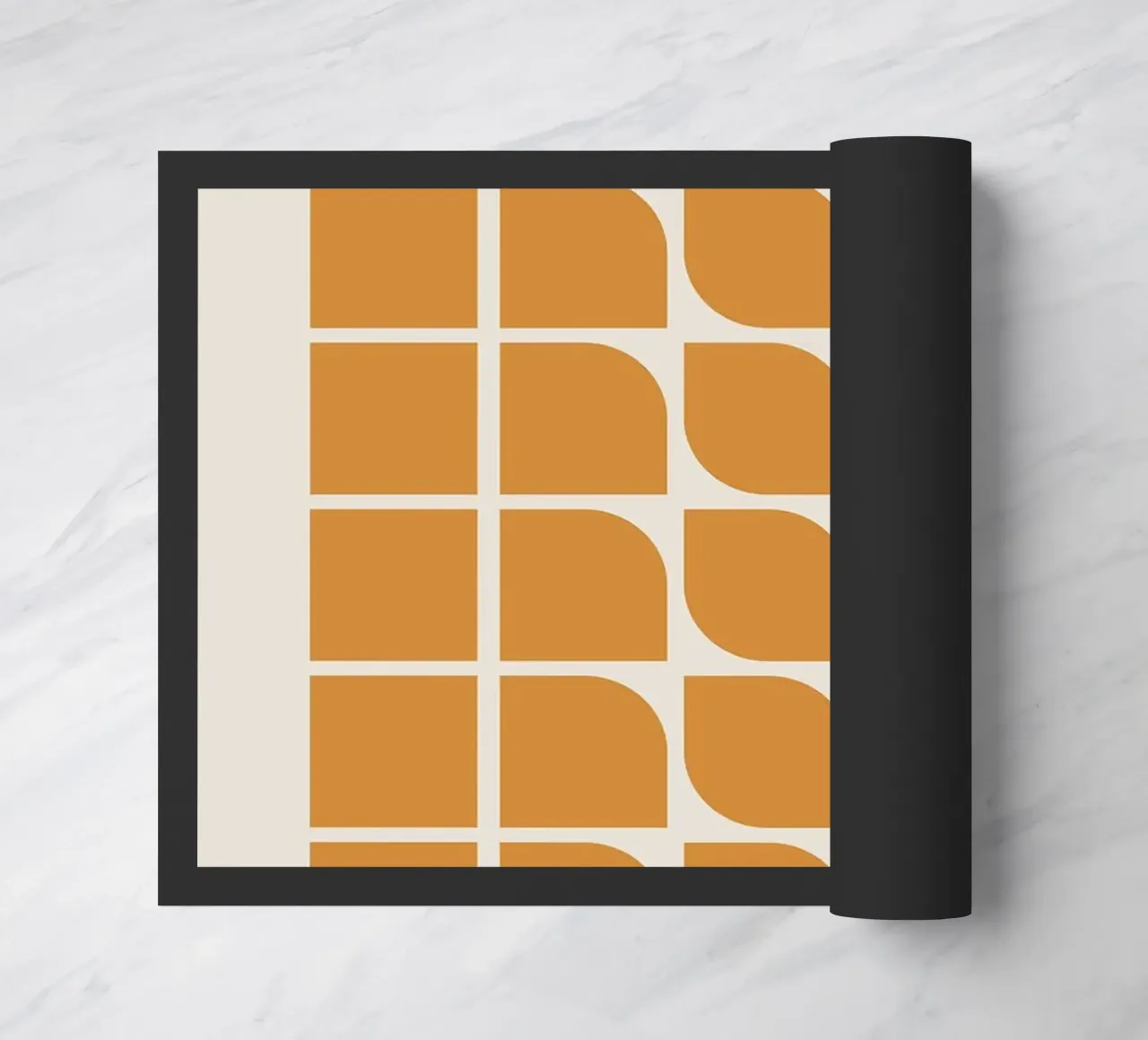 forme geometriche blocchi cerchi zerbino da Janine P McGuire