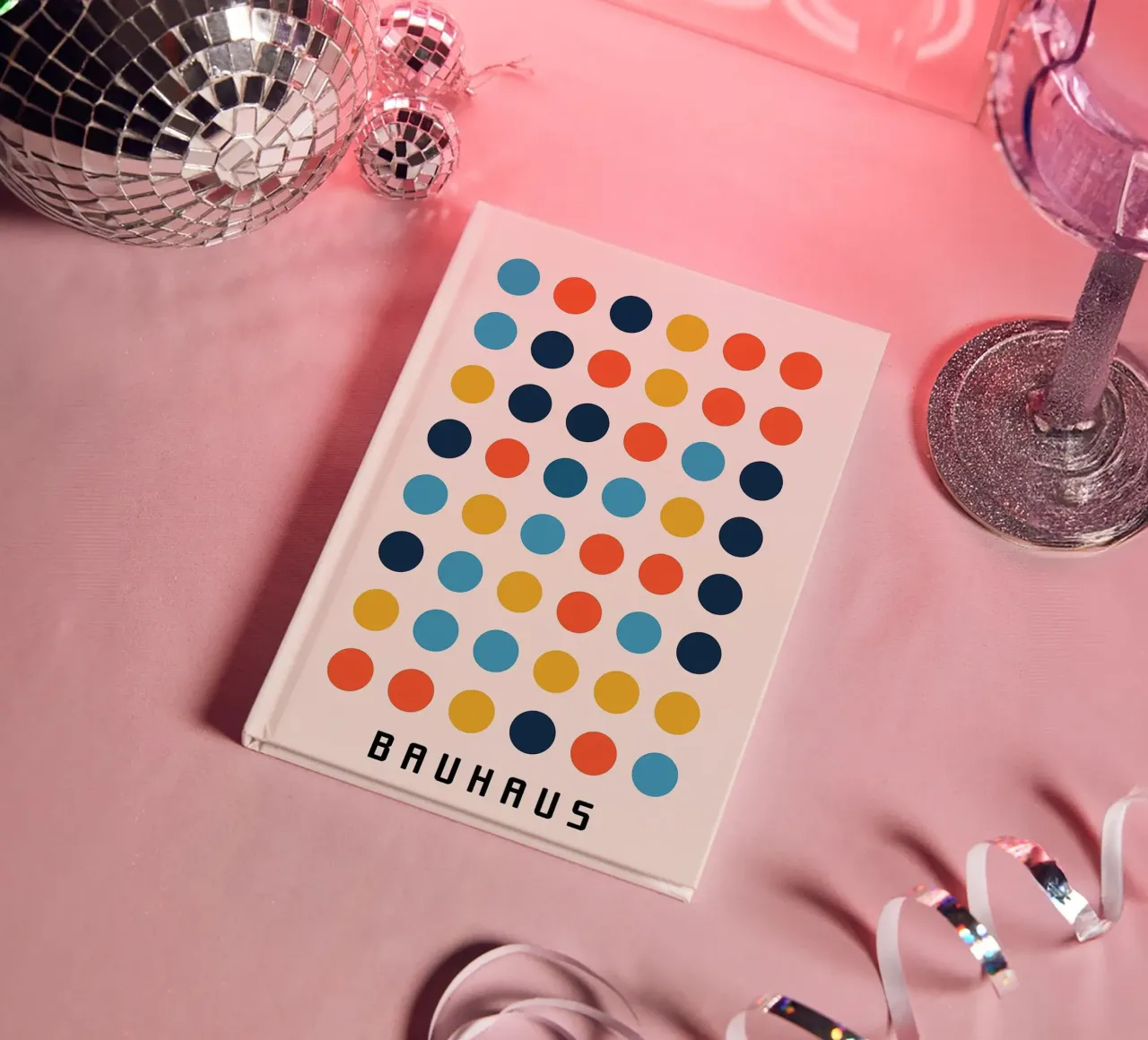 kreise punkte gittermuster Notizbuch von Janine P McGuire