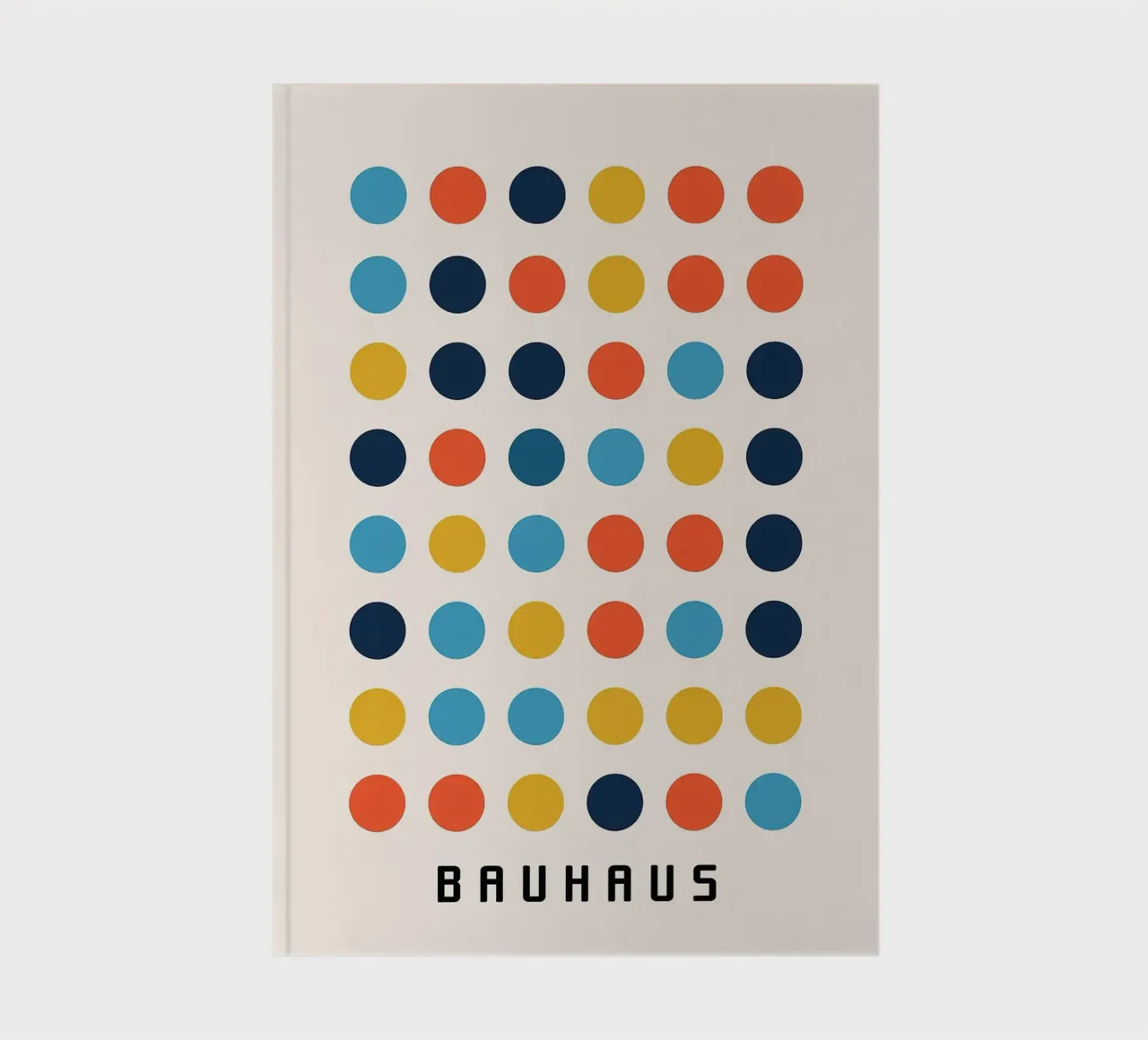 circles dots grid pattern notebook by Janine P McGuire