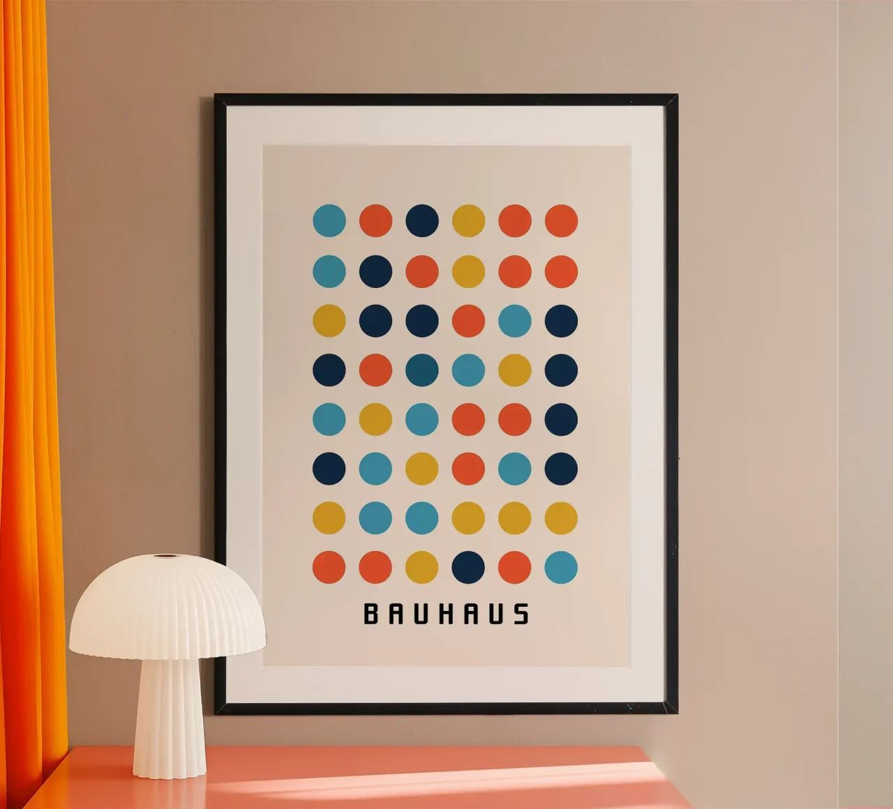 circles dots grid pattern poster by Janine P McGuire