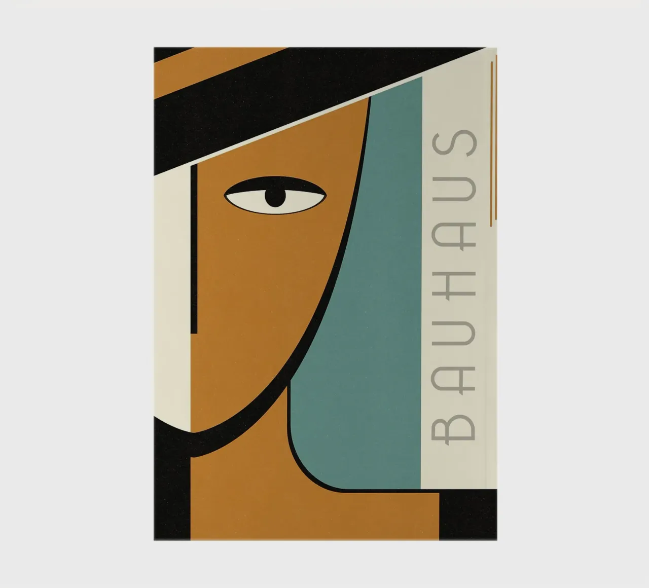 face eye geometric shapes notebook by Janine P McGuire
