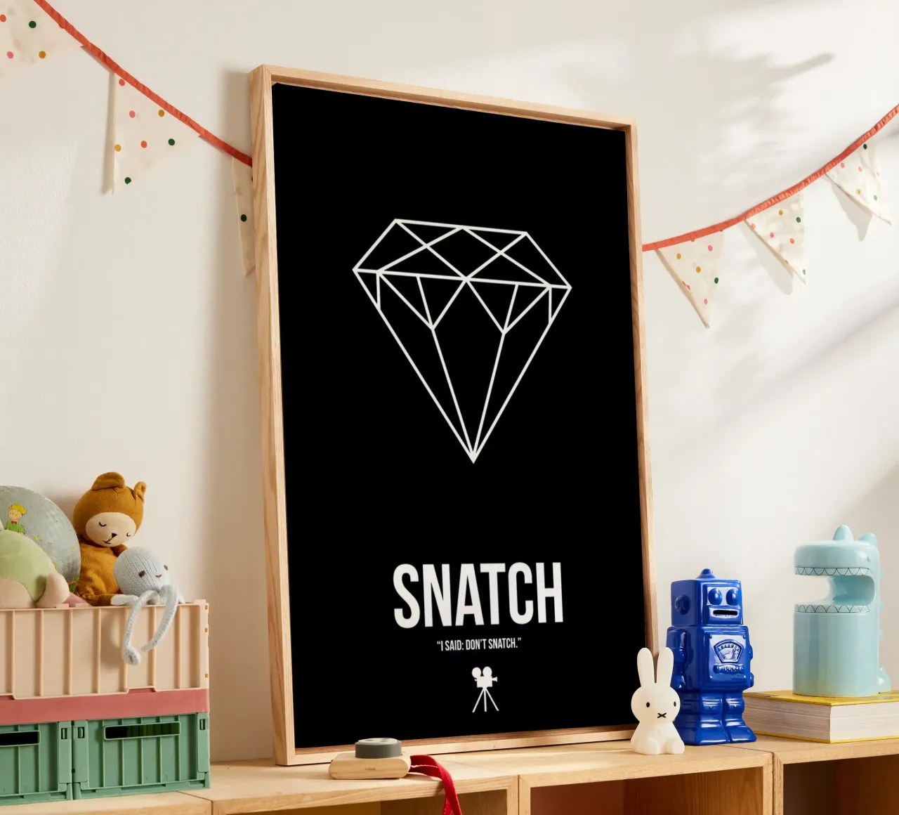 Snatch tela con Cornice a cassetta da Naxart