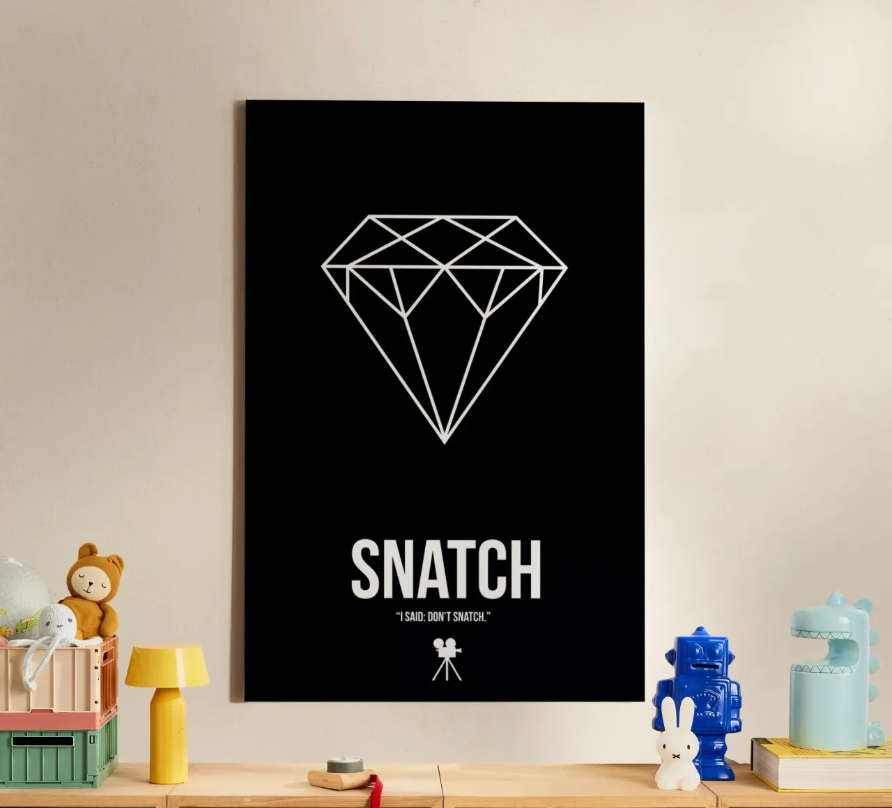 Snatch tela con Cornice a cassetta da Naxart