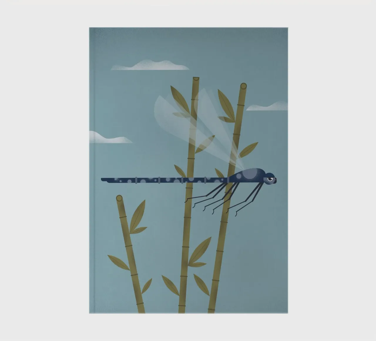 Les Petites Bestioles - Libélula en vuelo cuaderno de 2fevrierArtStudio
