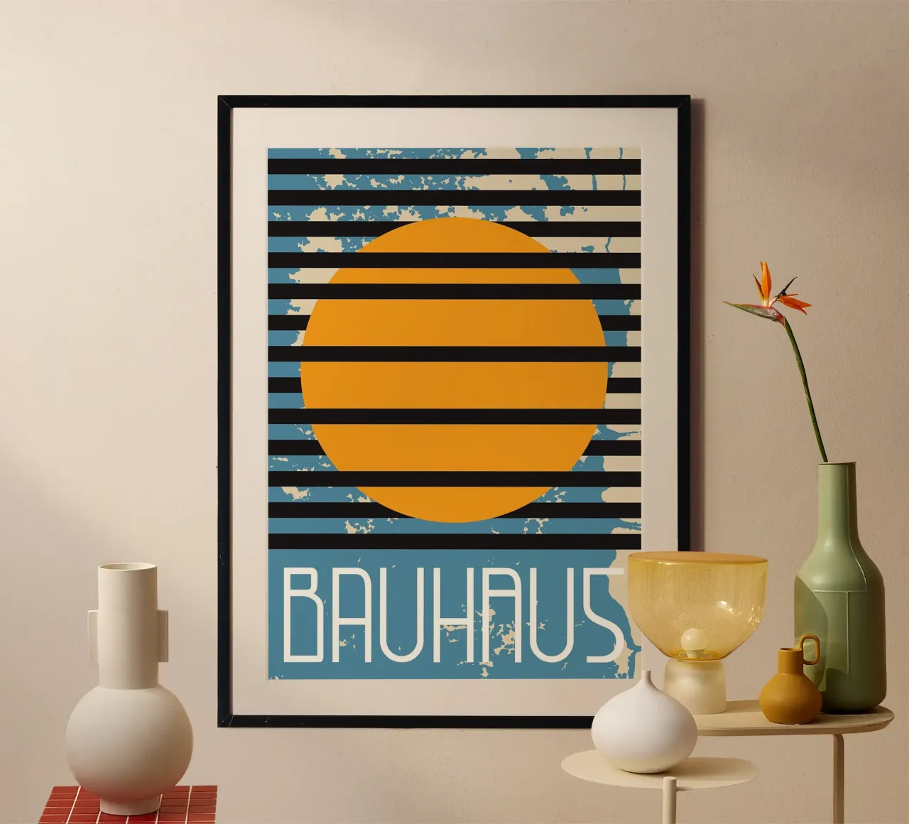 sun lines stripes silhouette hahnemühle by Purrfect Whiskers Art