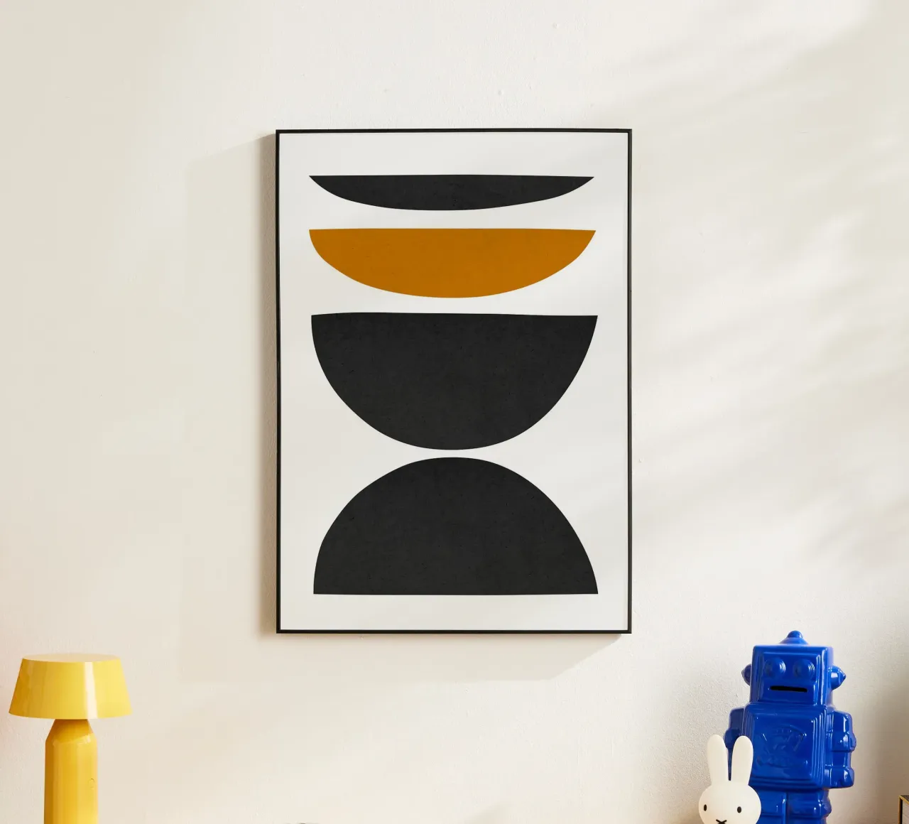 forme geometriche semicerchi alluminio dibond da Purrfect Whiskers Art