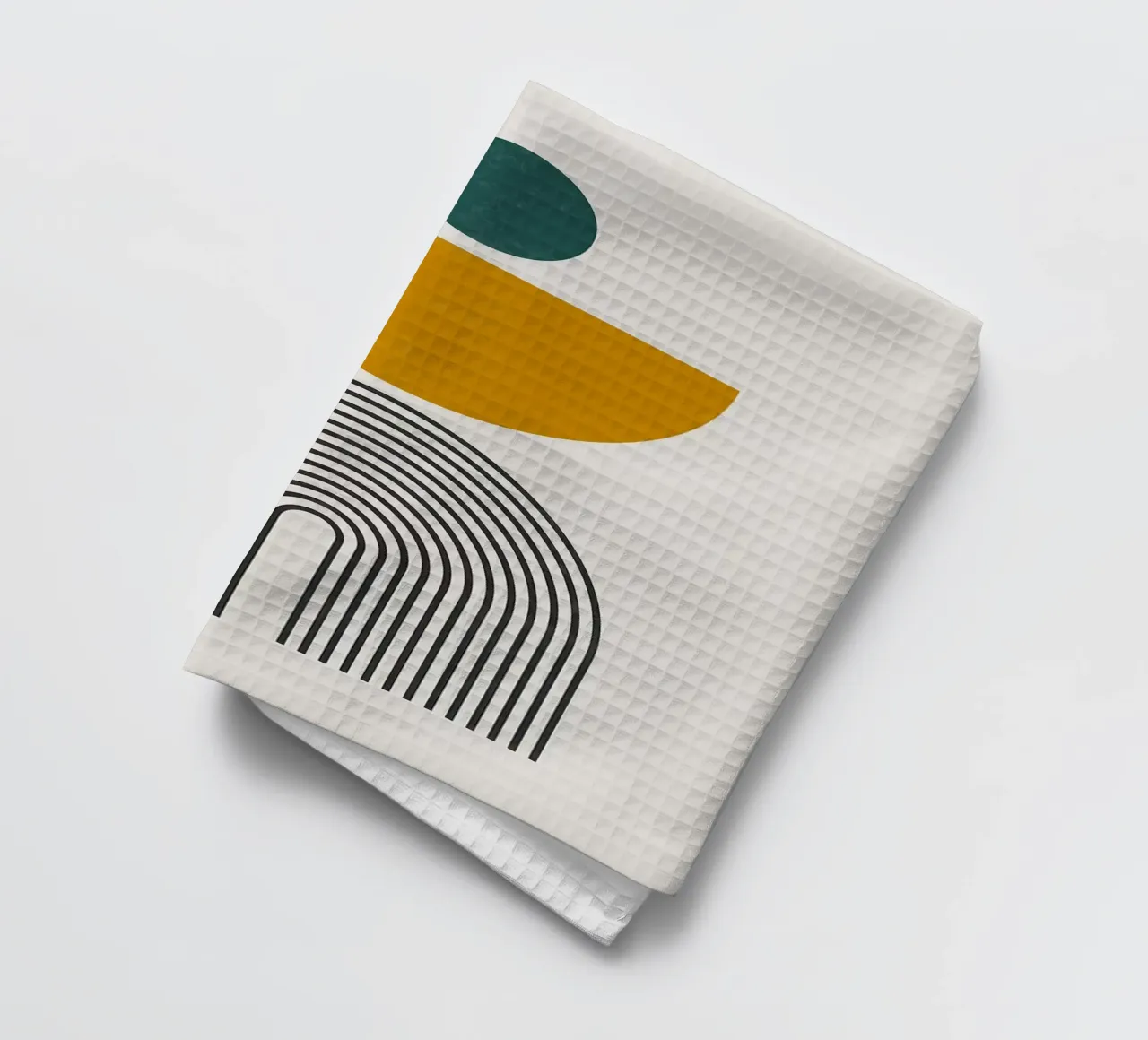 cercle demi-cercle arc de cercle lignes torchon de Purrfect Whiskers Art