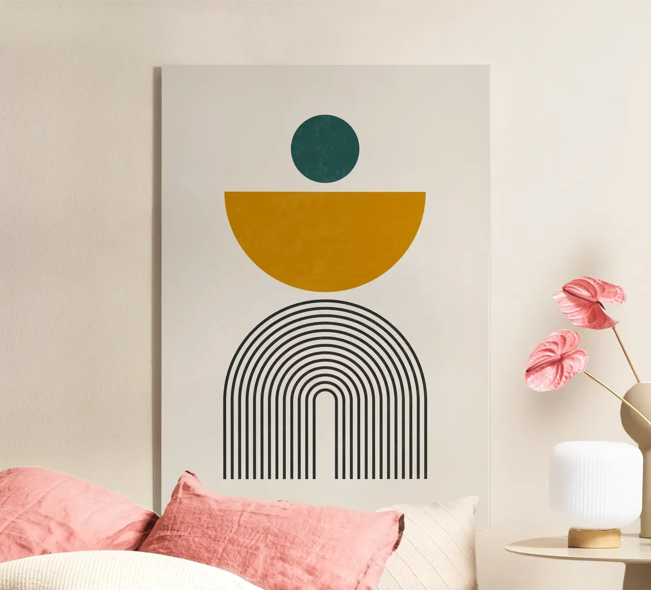 semicerchio cerchio linee d'arco plexiglass da Purrfect Whiskers Art