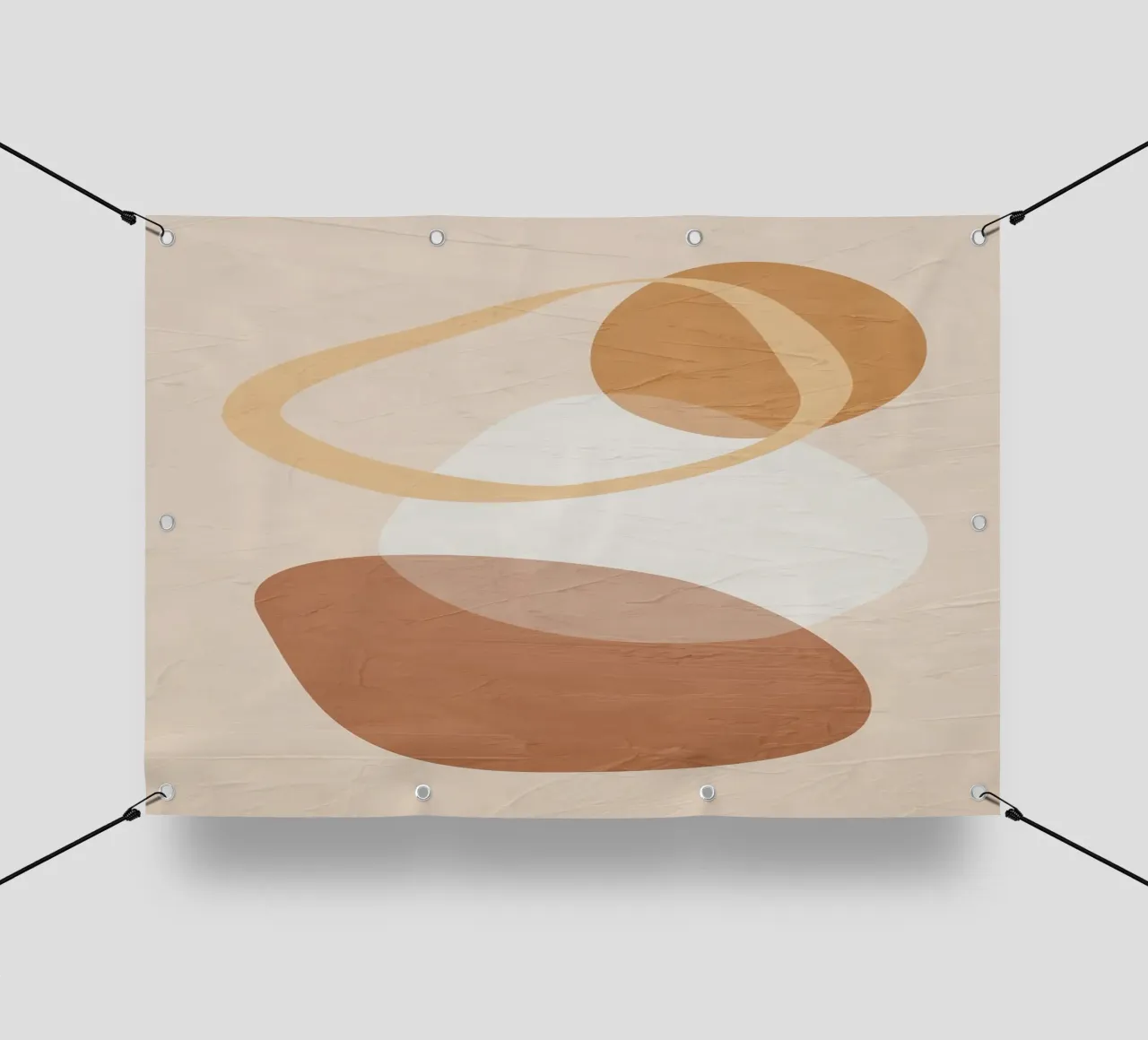 forme astratte forme geometriche telo in pvc da Purrfect Whiskers Art