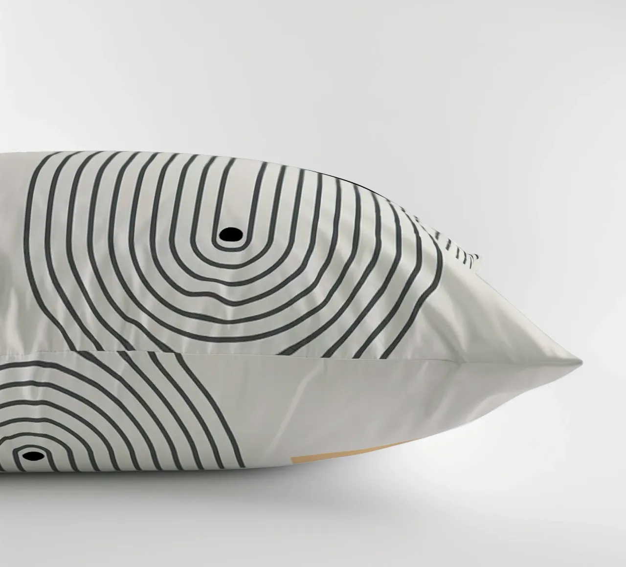 Geometrische Formen Linienmuster Kreise Bögen Kissen von Purrfect Whiskers Art