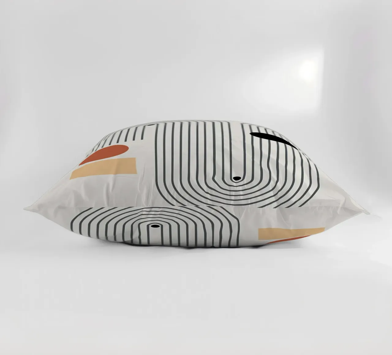 forme geometriche modelli di linee cerchi archi cuscino da Purrfect Whiskers Art