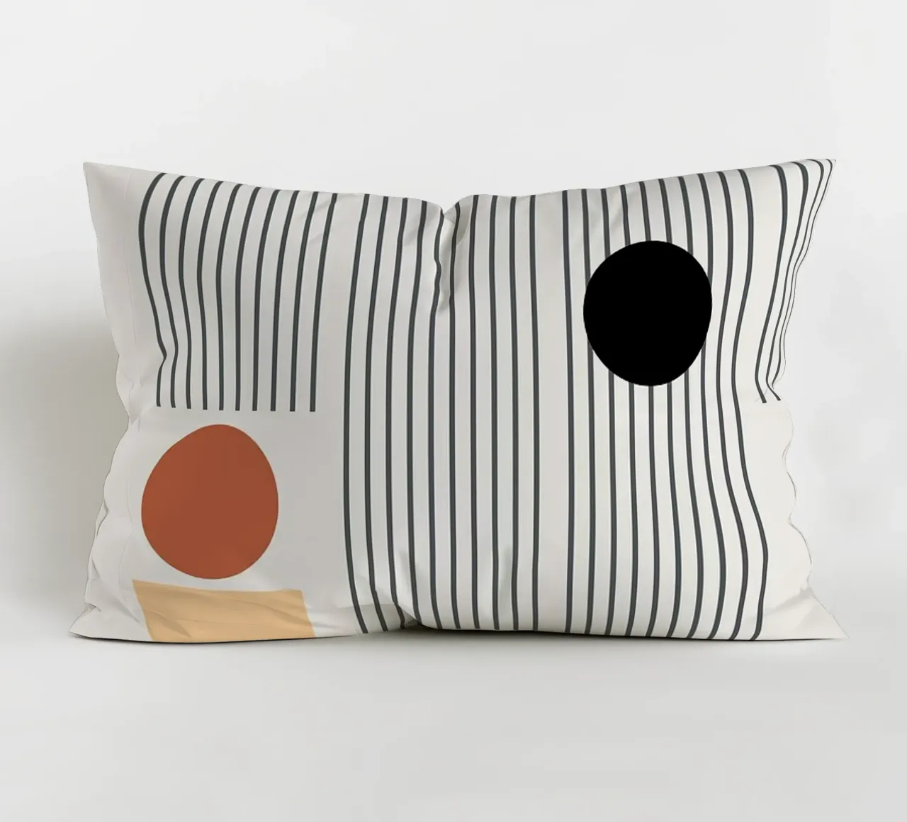 forme geometriche modelli di linee cerchi archi cuscino da Purrfect Whiskers Art